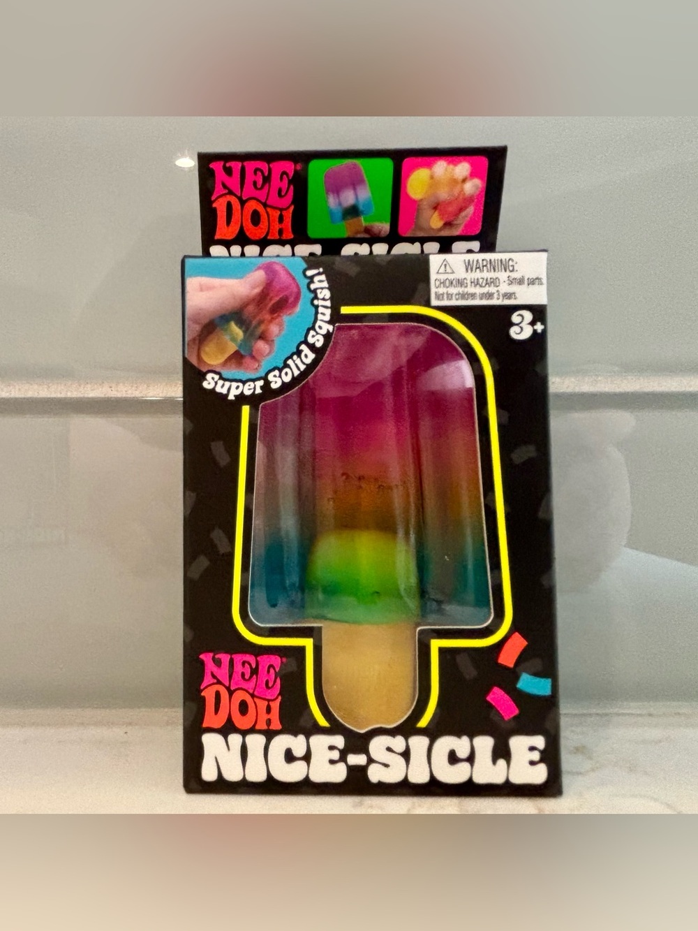 Schylling Nee Doh Nice-Sicle Super Solid Squish Fidget Toy
